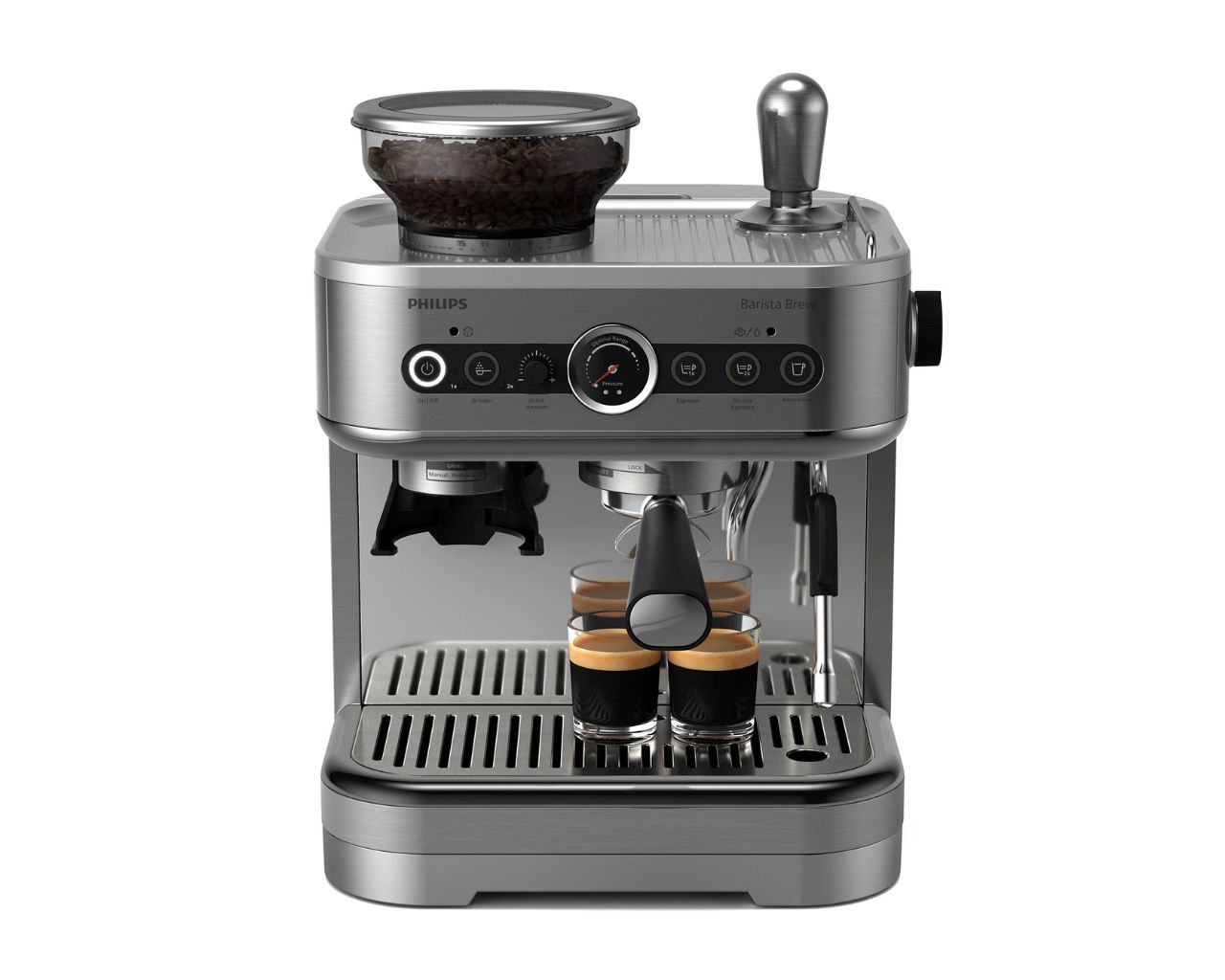 Polsamodejni espresso kavni aparat Philips Barista Brew PSA3218/01
