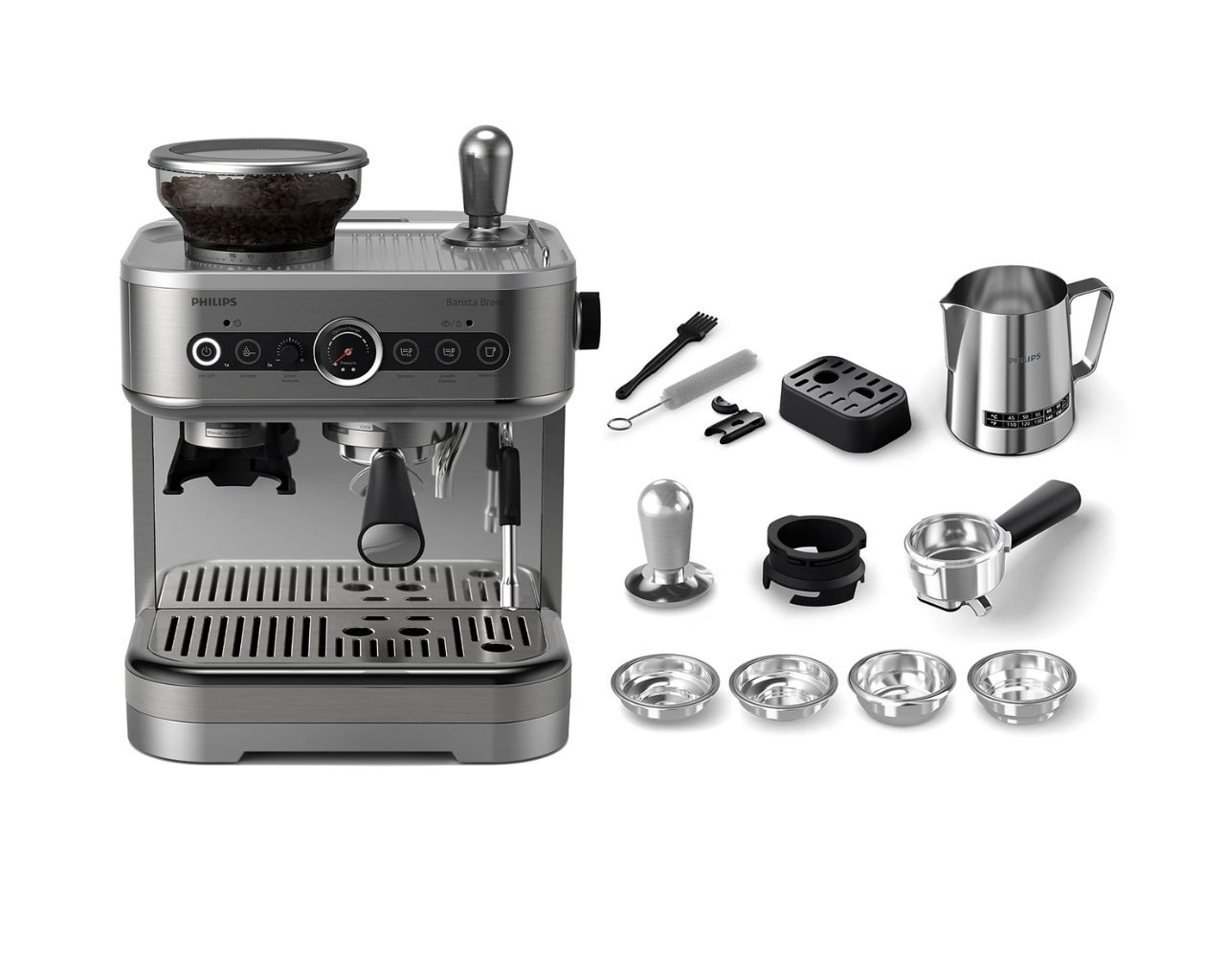 Polsamodejni espresso kavni aparat Philips Barista Brew PSA3218/01