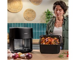 Cvrtnik na vroč zrak Cecotec Cecofry&Grill Duoheat 6500