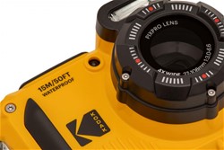 Vodoodporen digitalni fotoaparat Kodak WPZ2, rumena