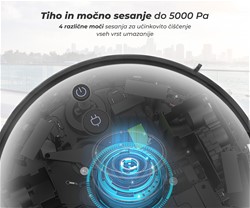 Robotski sesalnik MAMIBOT EXVAC800S MACHO, 3v1, 5kPA, črn