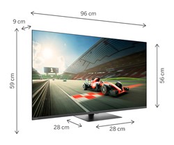 Televizor THOMSON 43QG7C04 QLED PRO, 109cm/43