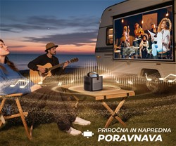 Prenosni 3D LED DLP projektor BYINTEK UFO U80 MAX, GoogleTV, Dual WIFI
