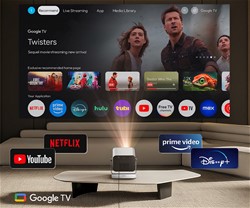 Prenosni 3D LED DLP projektor BYINTEK UFO R90 MAX, GoogleTV, Dual WIFI, 4K UHD