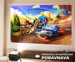 Prenosni 3D LED DLP projektor BYINTEK UFO R90 MAX, GoogleTV, Dual WIFI, 4K UHD