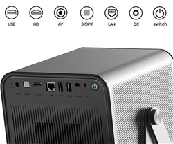 Prenosni 3D LED DLP projektor BYINTEK UFO R90 MAX, GoogleTV, Dual WIFI, 4K UHD