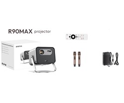 Prenosni 3D LED DLP projektor BYINTEK UFO R90 MAX, GoogleTV, Dual WIFI, 4K UHD