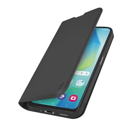 Preklopna torbica Wallet Smooth Samsung Galaxy A17, črna