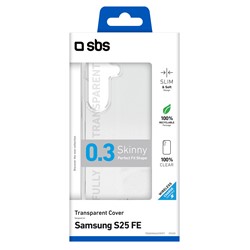 Silikonski ovitek za Samsung Galaxy S25 FE, prozoren