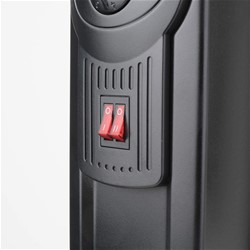 Električni oljni radiator Black&Decker BXRA2000E, 2000 W, nastavljiv termostat