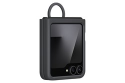 Silikonski ovitek Samsung Galaxy Z FLIP7 FE, črn 