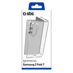 Silikonski ovitek Samsung Galaxy Z FOLD7, prozoren