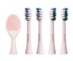 Sonična električna zobna ščetka MANTA SonicProtect PRO,  5 nastavkov, roza