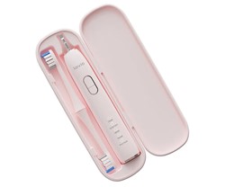 Sonična električna zobna ščetka MANTA SonicProtect PRO,  5 nastavkov, roza