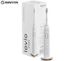 Sonična električna zobna ščetka MANTA SonicProtect PRO,  5 nastavkov, bela