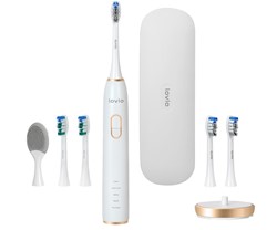 Sonična električna zobna ščetka MANTA SonicProtect PRO,  5 nastavkov, bela