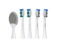 Sonična električna zobna ščetka MANTA SonicProtect PRO,  5 nastavkov, bela