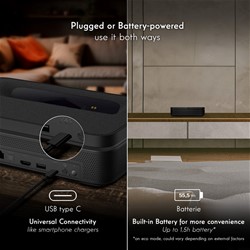 Projektor THOMSON SIRIUS PG55B RGB LASER, 4K, HDR, GoogleTV, WiFi, BT, baterija