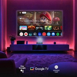 Projektor THOMSON SIRIUS PG55B RGB LASER, 4K, HDR, GoogleTV, WiFi, BT, baterija