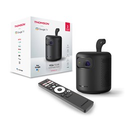 Projektor THOMSON VEGA PG35B LED, 4K, HDR, GoogleTV, WiFi, BT, baterija, Dolby