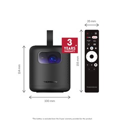 Projektor THOMSON VEGA PG35B LED, 4K, HDR, GoogleTV, WiFi, BT, baterija, Dolby