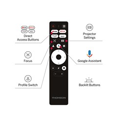Projektor THOMSON VEGA PG35B LED, 4K, HDR, GoogleTV, WiFi, BT, baterija, Dolby
