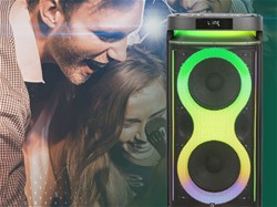 Zvočnik MANTA SPK0804B160 HEKTOR, BT, 160W, baterija, RGB LED, mikr., daljinec