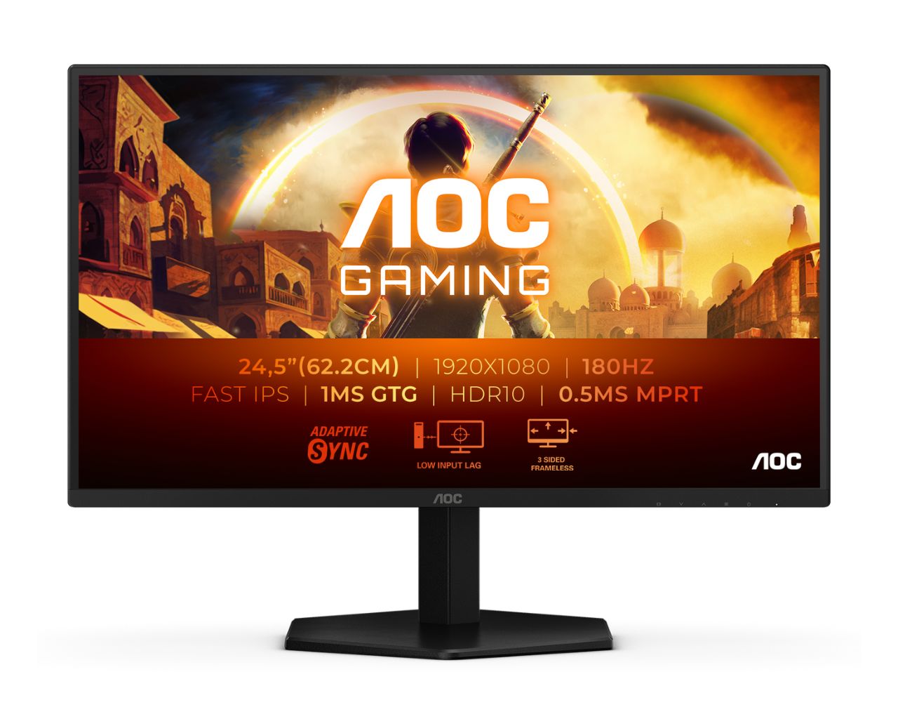 Gaming monitor AOC 25G42E 24.5 Fast IPS FHD 180Hz HDR10