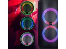 Zvočnik MANTA SPK0802B120 ATTIS, BT, 120W, baterija, RGB LED, mikr., daljinec