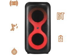 Zvočnik MANTA SPK0401B100 ERIS, BT, 100W, baterija, RGB LED, mikr., daljinec