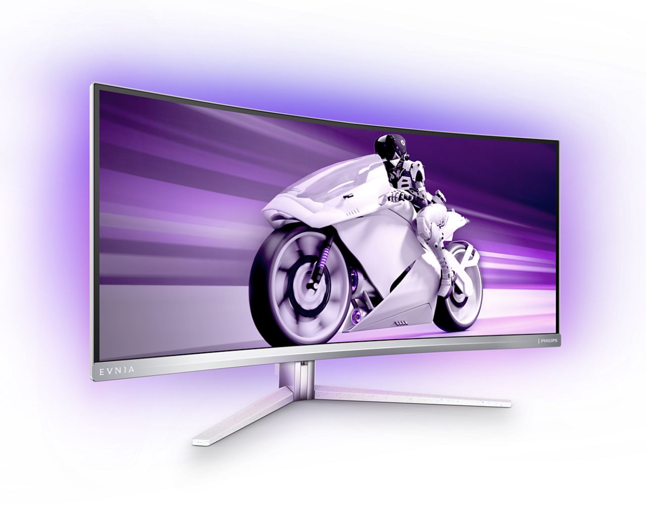 Ukrivljen gaming monitor Philips Evnia 49M2C8900 QD OLED 240Hz Ambiglow