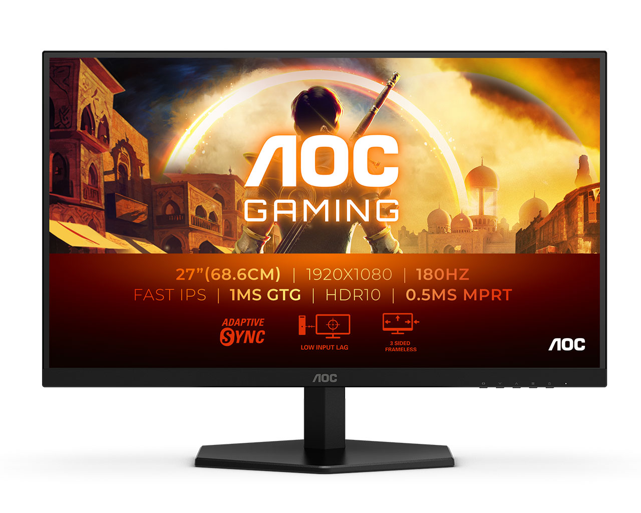 Gaming monitor AOC 27G42E 27 Fast IPS FHD 180Hz HDR10