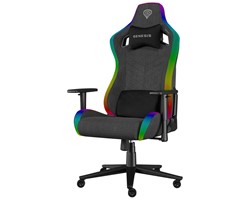 Gaming/pisarniški stol GENESIS TRIT 660 RGB, ergonomski, nastavljiv, siv
