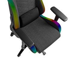 Gaming/pisarniški stol GENESIS TRIT 660 RGB, ergonomski, nastavljiv, siv