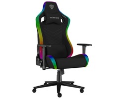 Gaming/pisarniški stol GENESIS TRIT 660 RGB, ergonomski, nastavljiv, črn