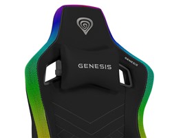 Gaming/pisarniški stol GENESIS TRIT 660 RGB, ergonomski, nastavljiv, črn