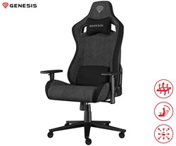 Gaming/pisarniški stol GENESIS NITRO 660,ergonomski, nastavljiv, črno siv