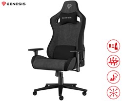 Gaming/pisarniški stol GENESIS NITRO 800,  ergonomski, nastavljiv, črno siv