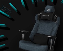 Gaming/pisarniški stol GENESIS NITRO 800,  ergonomski, nastavljiv, črno siv