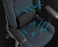 Gaming/pisarniški stol GENESIS NITRO 800,  ergonomski, nastavljiv, črno siv