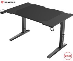 Pisarniška/gaming miza GENESIS HOLM MODULAR 120,nastavljiva višina,RGB,120x75cm