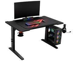 Pisarniška/gaming miza GENESIS HOLM MODULAR 120,nastavljiva višina,RGB,120x75cm