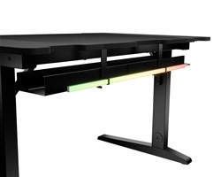 Pisarniška/gaming miza GENESIS HOLM MODULAR 120,nastavljiva višina,RGB,120x75cm