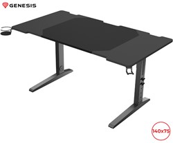 Pisarniška/gaming miza GENESIS HOLM MODULAR 140,nastavljiva višina, RGB,140x75cm