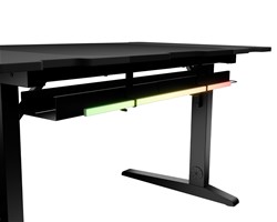 Pisarniška/gaming miza GENESIS HOLM MODULAR 140,nastavljiva višina, RGB,140x75cm