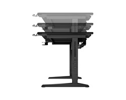 Pisarniška/gaming miza GENESIS HOLM MODULAR 160,nastavljiva višina, 160 x 75cm