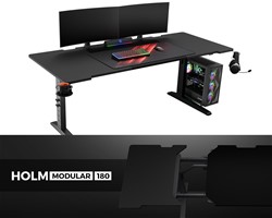 Pisarniška/gaming miza GENESIS HOLM MODULAR 180,nastavljiva višina, 180 x 75cm