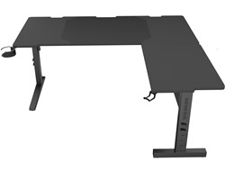 Pisarniška/gaming miza GENESIS HOLM MODULAR 160 CORNER, kotna,RGB,160x155x75cm