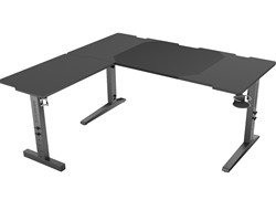 Pisarniška/gaming miza GENESIS HOLM MODULAR 160 CORNER, kotna,RGB,160x155x75cm