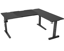 Pisarniška/gaming miza GENESIS HOLM MODULAR 160 CORNER, kotna,RGB,160x155x75cm
